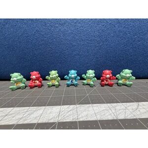 Vintage Care Bears TCFC PVC Figures Figurines Lot of 7